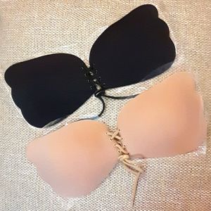 SHEIN strapless bras